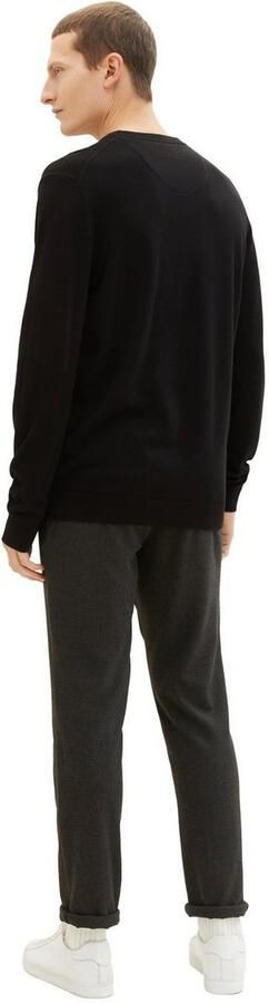 Tom Tailor Trui met ronde hals met geborduurd logo - Foto 5