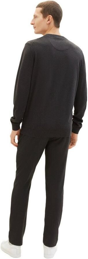 Tom Tailor Trui met ronde hals met geborduurd logo - Foto 4