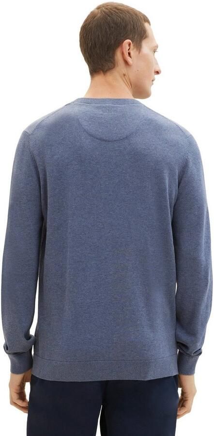 Tom Tailor Trui met ronde hals met geborduurd logo - Foto 2