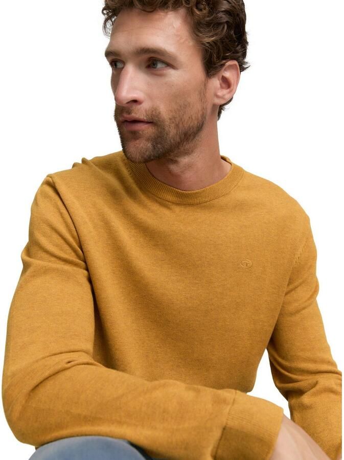 Tom Tailor Regular fit gebreide pullover van zuiver katoen - Foto 3