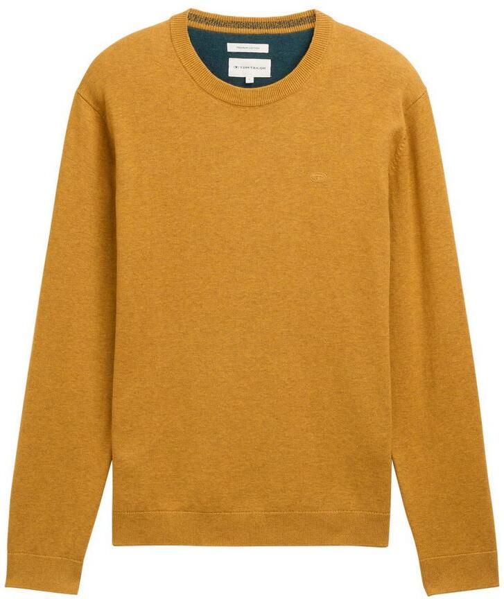 Tom Tailor Regular fit gebreide pullover van zuiver katoen