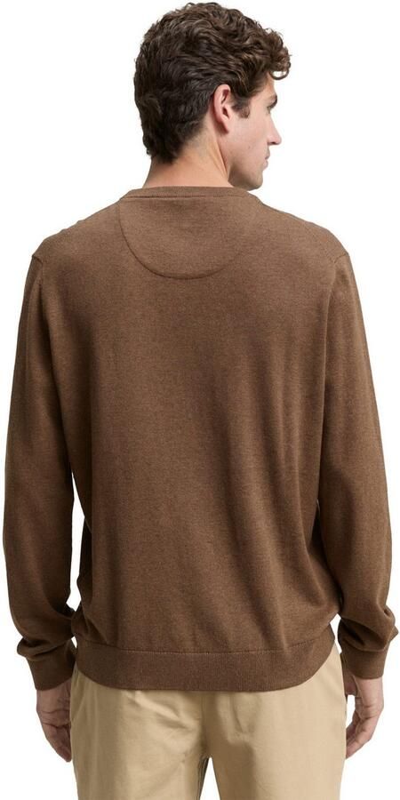 Tom Tailor Trui met ronde hals met geborduurd logo - Foto 5