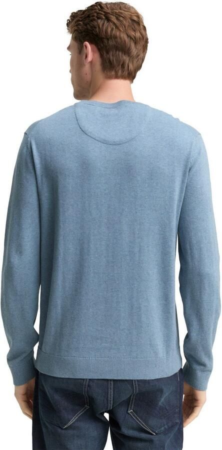 Tom Tailor Trui met ronde hals met geborduurd logo - Foto 5