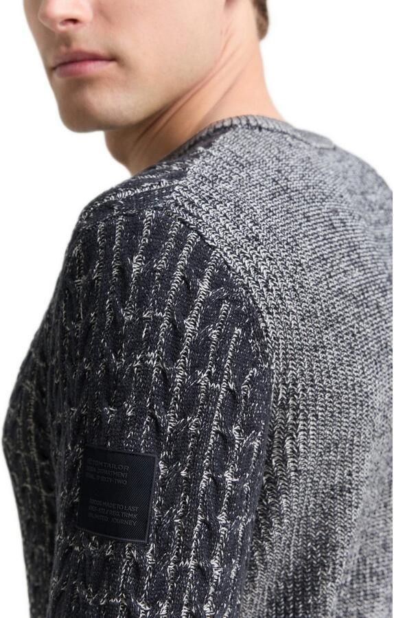 Tom Tailor Trui met ronde hals met ribboorden - Foto 4