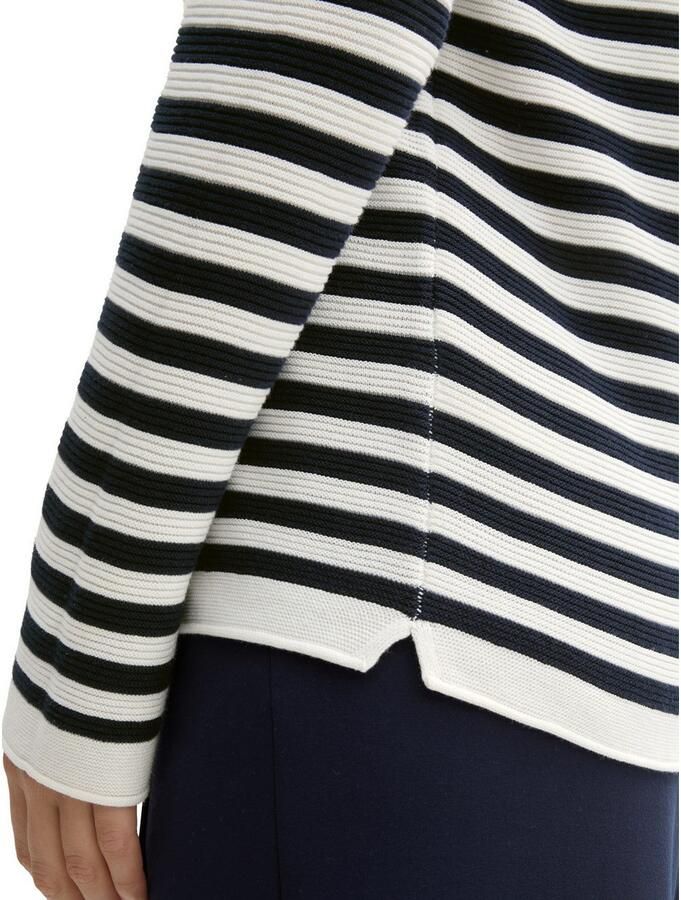 Tom Tailor Regular fit gebreide pullover van zuiver katoen - Foto 2