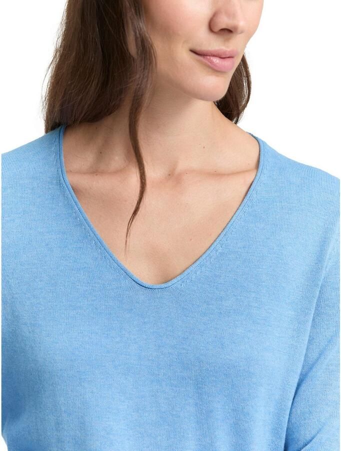 Tom Tailor Pullover van een mix van katoen en viscose - Foto 3