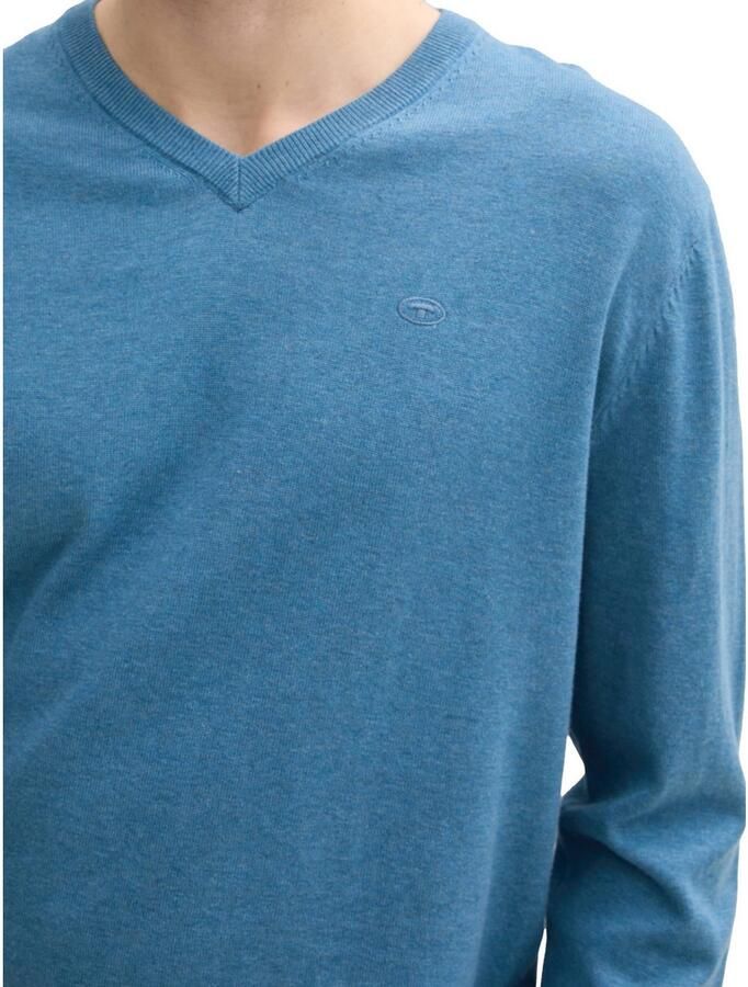 Tom Tailor Regular fit gebreide pullover van zuiver katoen