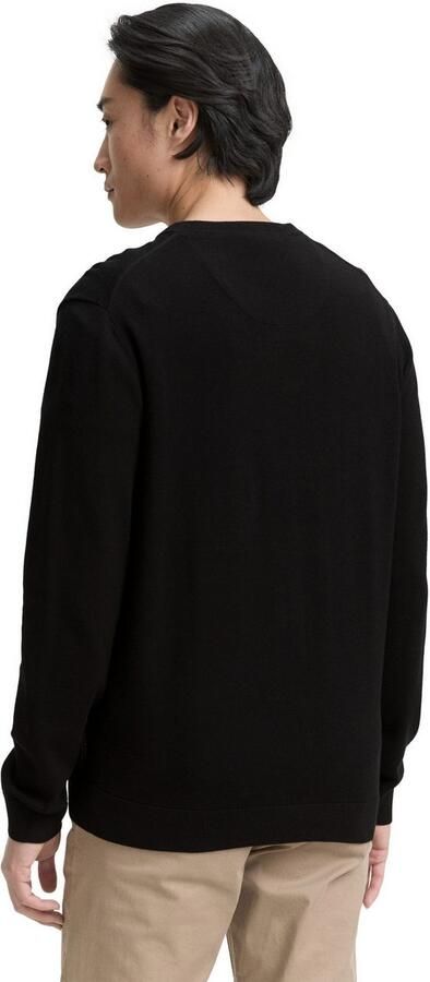 Tom Tailor Trui met V-hals met klein logoborduursel - Foto 4