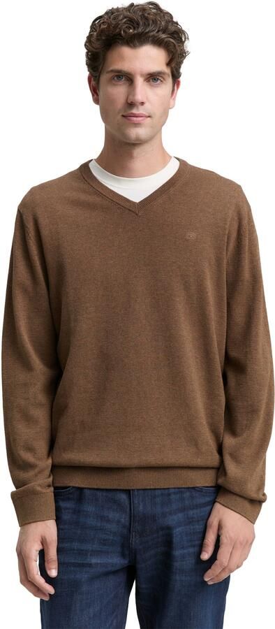 Tom Tailor Regular fit gebreide pullover van zuiver katoen - Foto 6