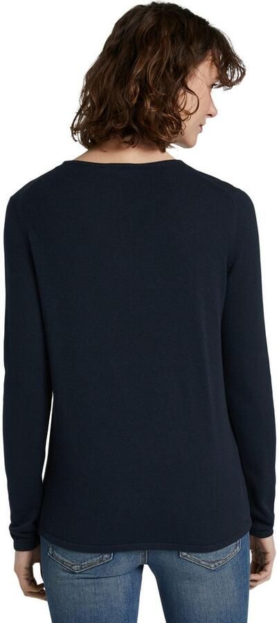Tom Tailor Regular fit gebreid shirt van een mix van katoen en viscose - Foto 6