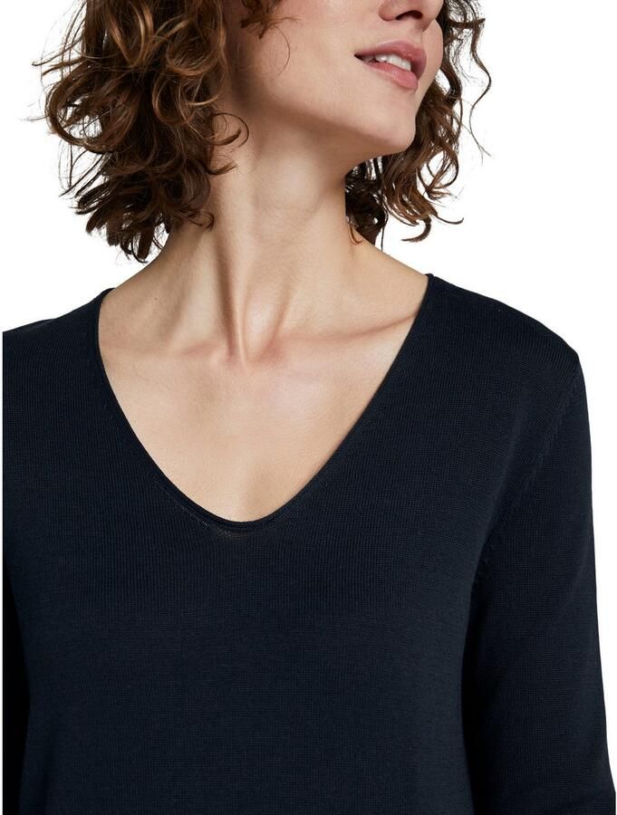 Tom Tailor Regular fit gebreid shirt van een mix van katoen en viscose - Foto 3