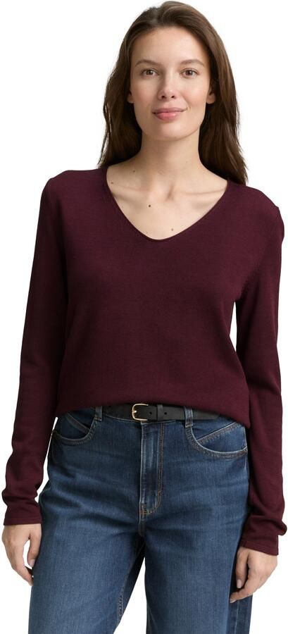 Tom Tailor Regular fit gebreid shirt van een mix van katoen en viscose - Foto 6