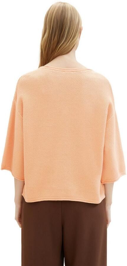 Tom Tailor Trui met V-hals met verlaagde schouder - Foto 4