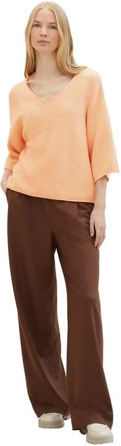 Tom Tailor Trui met V-hals met verlaagde schouder - Foto 5