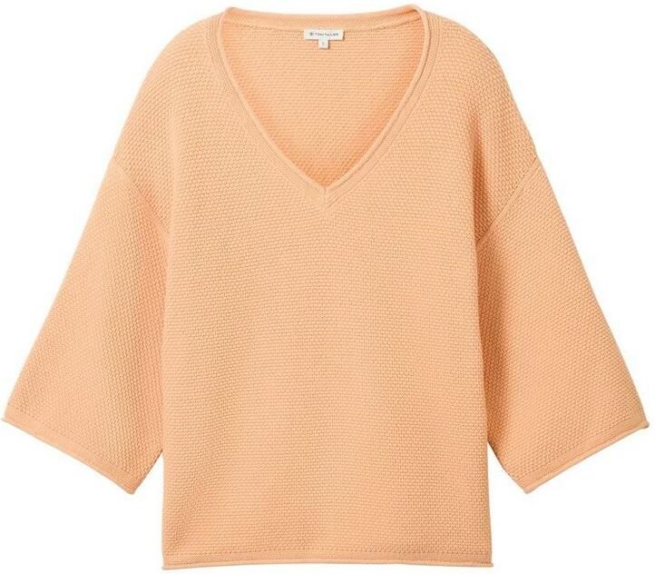 Tom Tailor Trui met V-hals met verlaagde schouder - Foto 2