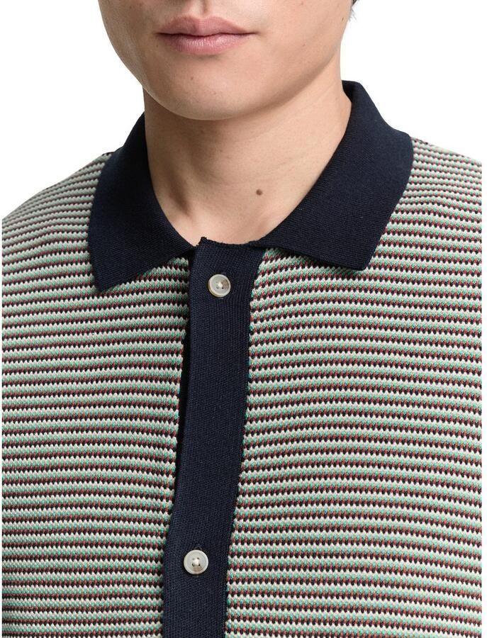 Tom Tailor Vest met gestreept patroon