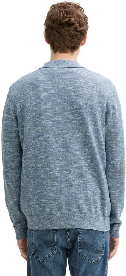 Tom Tailor Regular fit gebreid jack met katoen - Foto 3