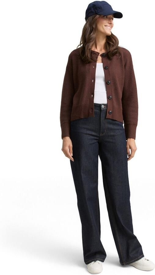 Tom Tailor Vest met ribboorden - Foto 4