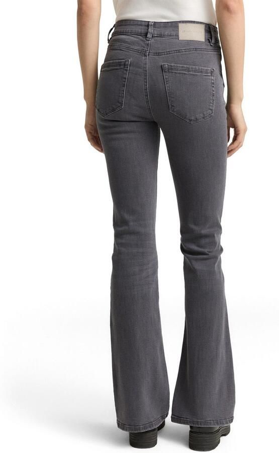 Tom Tailor Wijd uitlopende jeans Stella met uitlopende pijpen en stretch - Foto 4