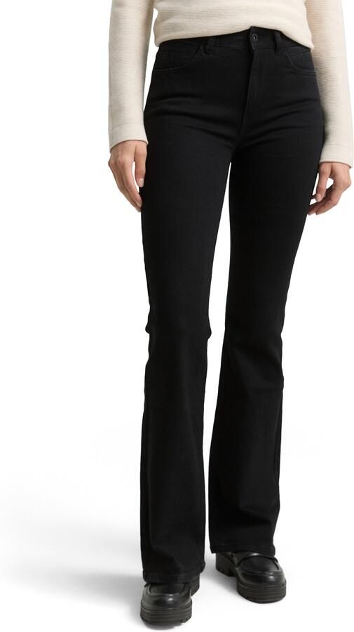 Tom Tailor Wijd uitlopende jeans Stella met uitlopende pijpen en stretch - Foto 6