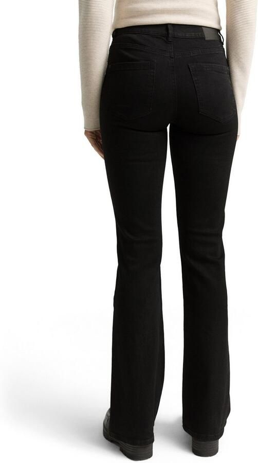 Tom Tailor Wijd uitlopende jeans Stella met uitlopende pijpen en stretch - Foto 4