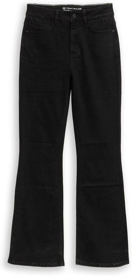 Tom Tailor Wijd uitlopende jeans Stella met uitlopende pijpen en stretch - Foto 5