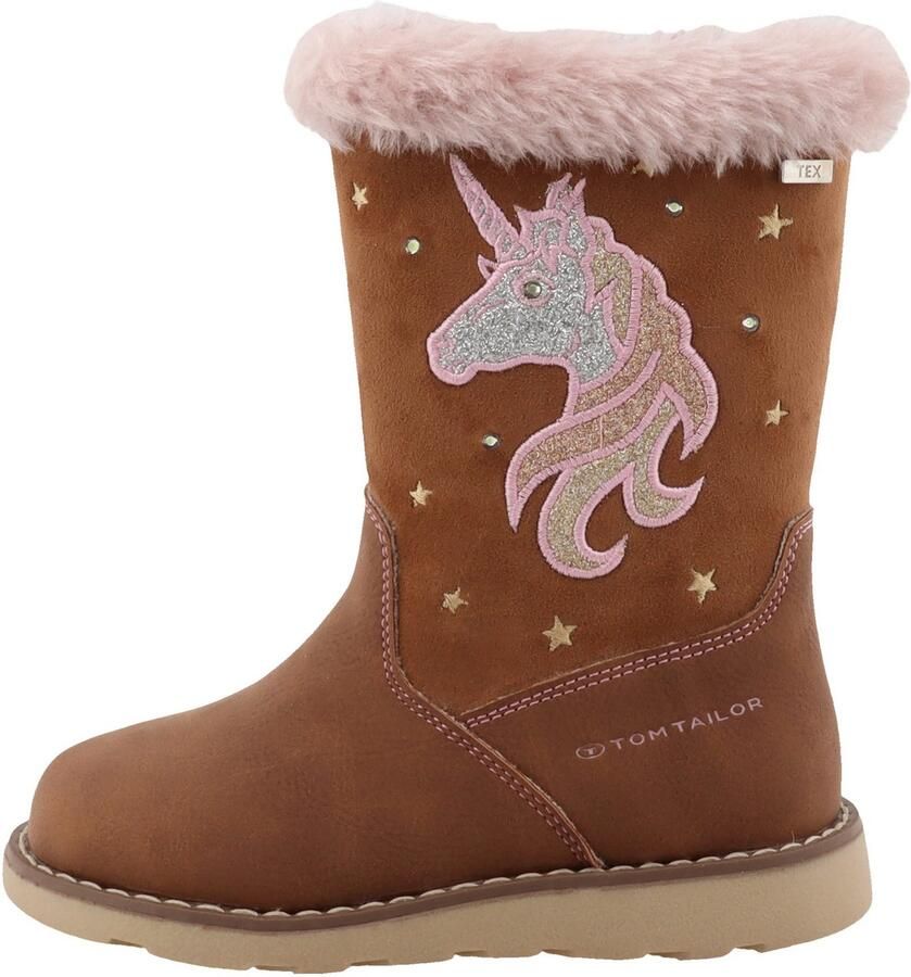 Tom Tailor Winterlaarzen Knipperschoen lange laarzen kinderlaarzen met knipperend eenhoornmotief - Foto 2