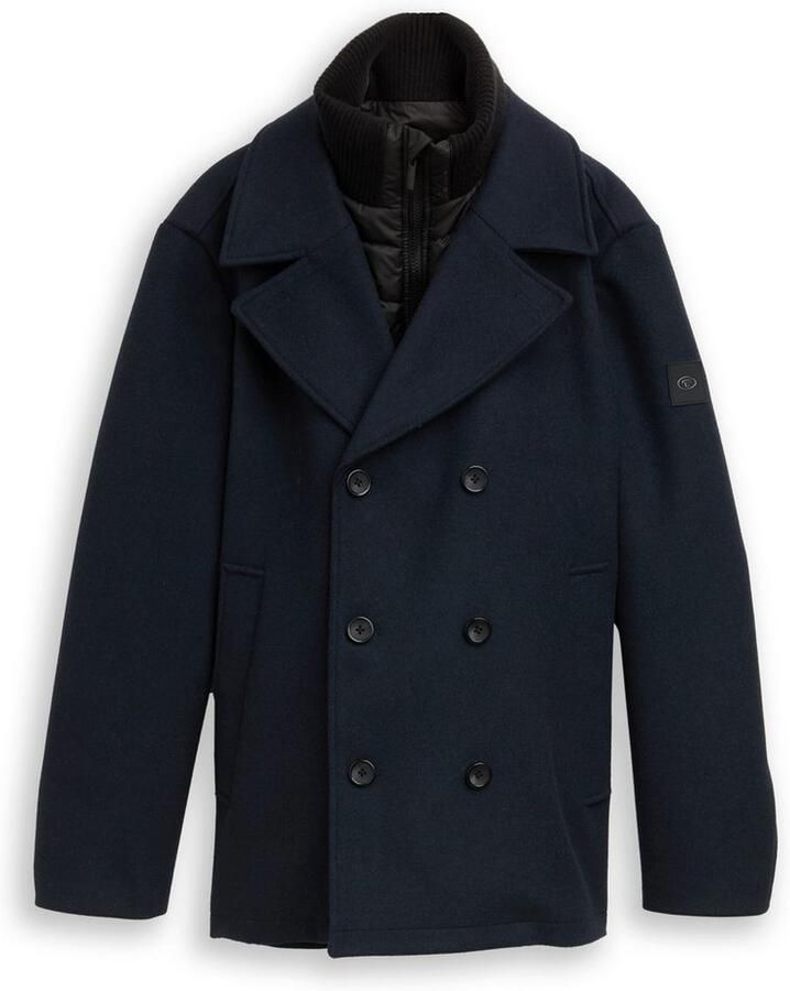 Tom Tailor Wollen jack met afneembare binnenjas