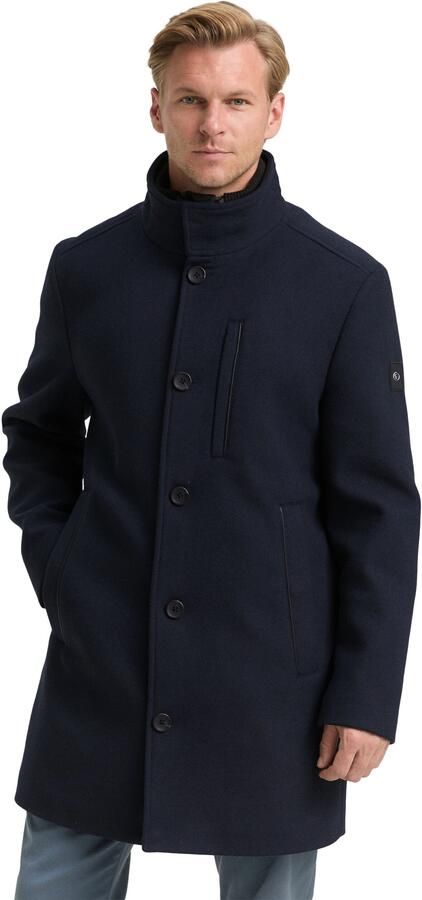 Tom Tailor Wollen jas met afneembare binnenjas - Foto 10