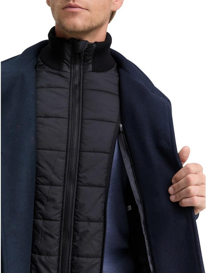 Tom Tailor Wollen jas met afneembare binnenjas - Foto 2