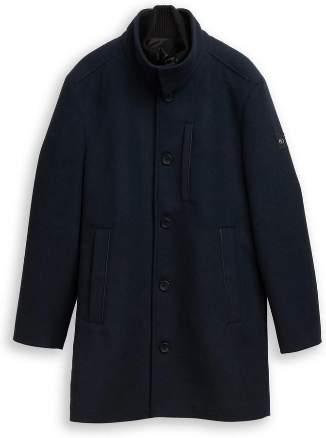 Tom Tailor Wollen jas met afneembare binnenjas - Foto 4