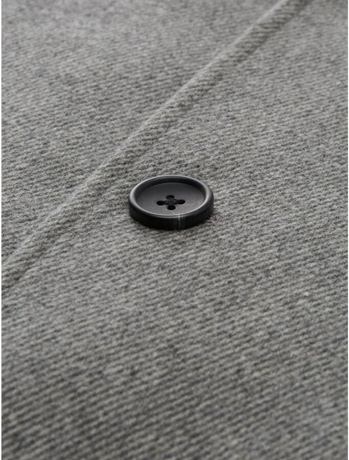 Tom Tailor Regular fit lange wollen jas met opstaande kraag - Foto 2