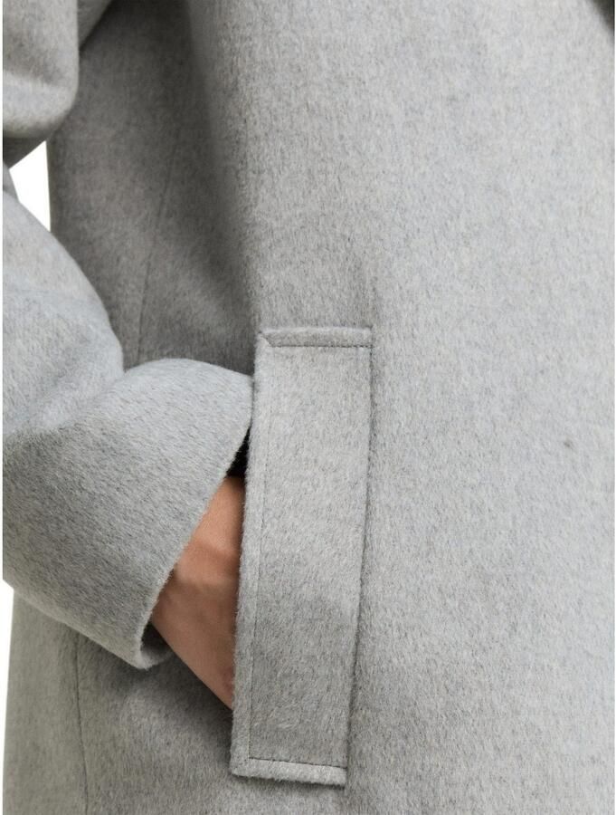 Tom Tailor Wollen jas met steekzakken - Foto 2