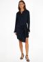 Tommy Hilfiger Avondjurk CREPE KNOTTED SHORT SHIRT DRESS met knoopdetail - Thumbnail 2