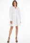 Tommy Hilfiger Witte Korte Jurk met Lange Mouwen voor Dames Wit Dames - Thumbnail 1