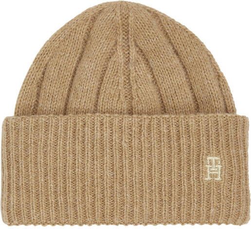 Tommy Hilfiger Beanie met labelstitching model 'Timeless'