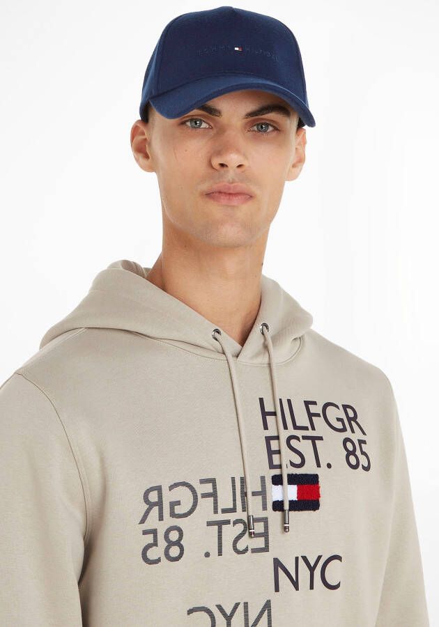 Tommy Hilfiger Baseballcap TH DOWNTOWN CAP JERSEY met -logo-opschrift & merklogo