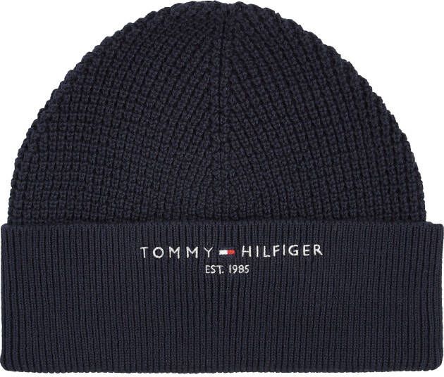 Tommy Hilfiger Beanie met labeldetail model 'HORIZON'