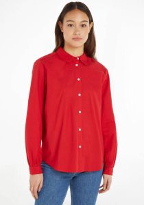 Tommy Hilfiger Relaxed fit overhemdblouse met knoopsluiting