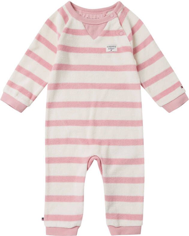 Tommy Hilfiger Body met lange mouwen BABY STRIPED TOWELLING COVERALL (1-delig)