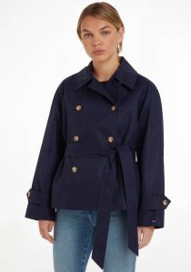 Tommy Hilfiger Caban 1985 COTTON BELTED PEACOAT