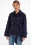 Tommy Hilfiger Caban 1985 COTTON BELTED PEACOAT - Thumbnail 3