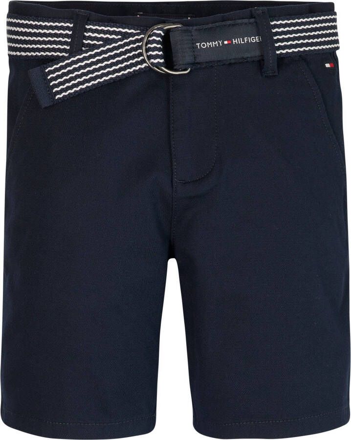 Tommy Hilfiger Chino-short ESSENTIAL BELTED CHINO SHORTS (set 2-delig Met een afneembare riem)