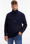 Tommy Hilfiger Big & Tall PLUS SIZE gebreide pullover met labelstitching - Thumbnail 2