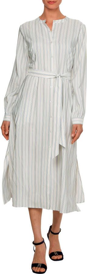 Tommy Hilfiger Curve Midi-jurk CRV VIS STRIPE SHIRT DRESS LS