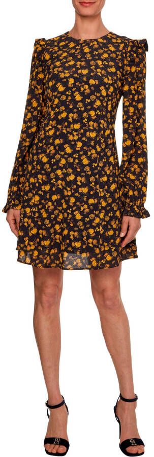Tommy Hilfiger Curve Mini-jurk CRV MOSS CREPE ROSE DRESS LS