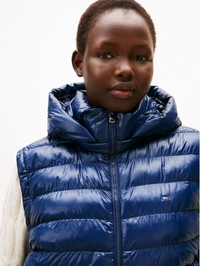 Tommy Hilfiger Curve Bodywarmer CRV LW PADDED SLIM VEST in grote maten met capuchon