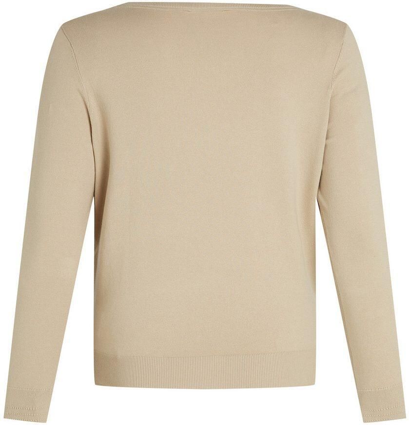 Tommy Hilfiger Curve Gebreide trui CRV CO JERSEY STITCH LS B-NK SWT