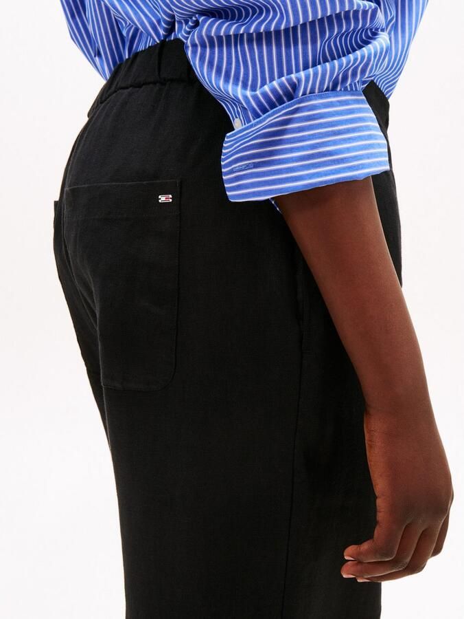 Tommy Hilfiger Curve Linnen broek CRV ESS LINEN TAILORED STRT PANT