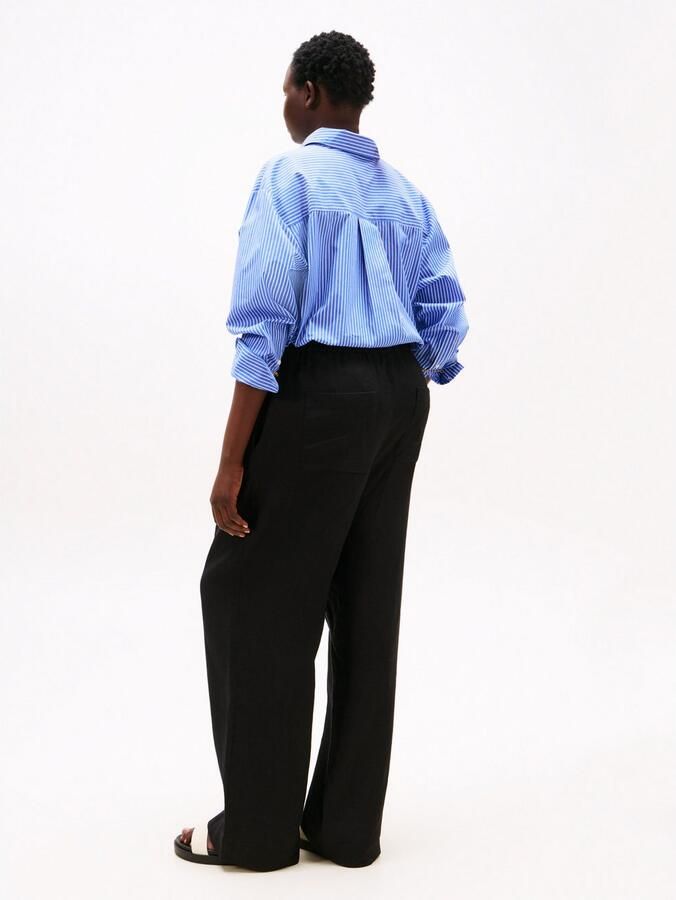 Tommy Hilfiger Curve Linnen broek CRV ESS LINEN TAILORED STRT PANT - Foto 3